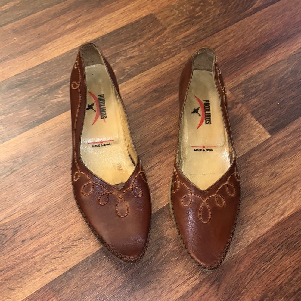PIKOLINOS BROWN LEATHER  - Picture 2 of 8